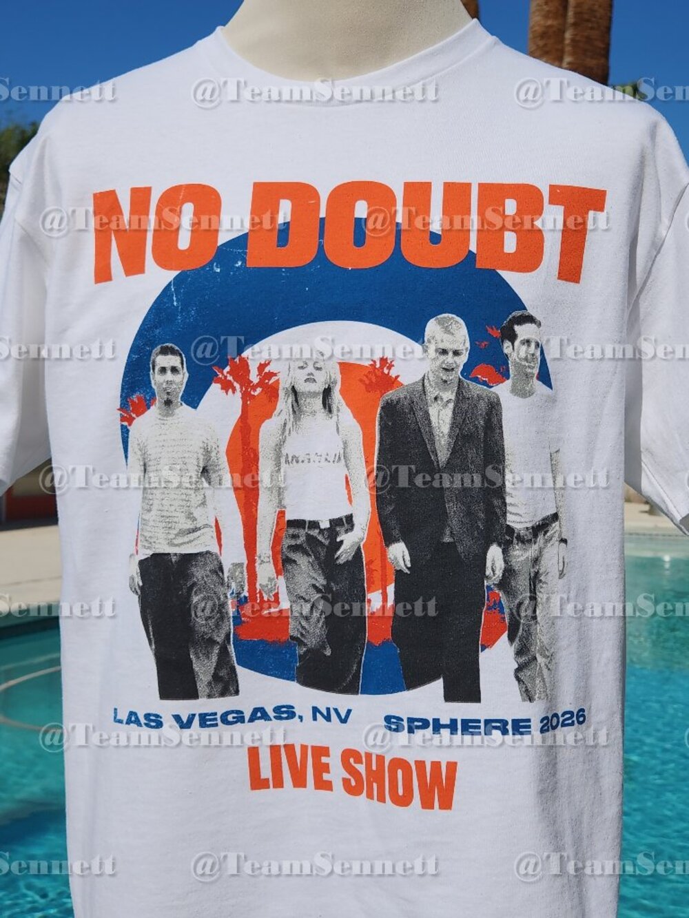 No Doubt Sphere Shirt // White Short Sleeve // Las Vegas Residency 2026